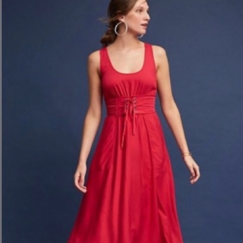 Anthropologie Plenty by Tracy Reese Red Dress
